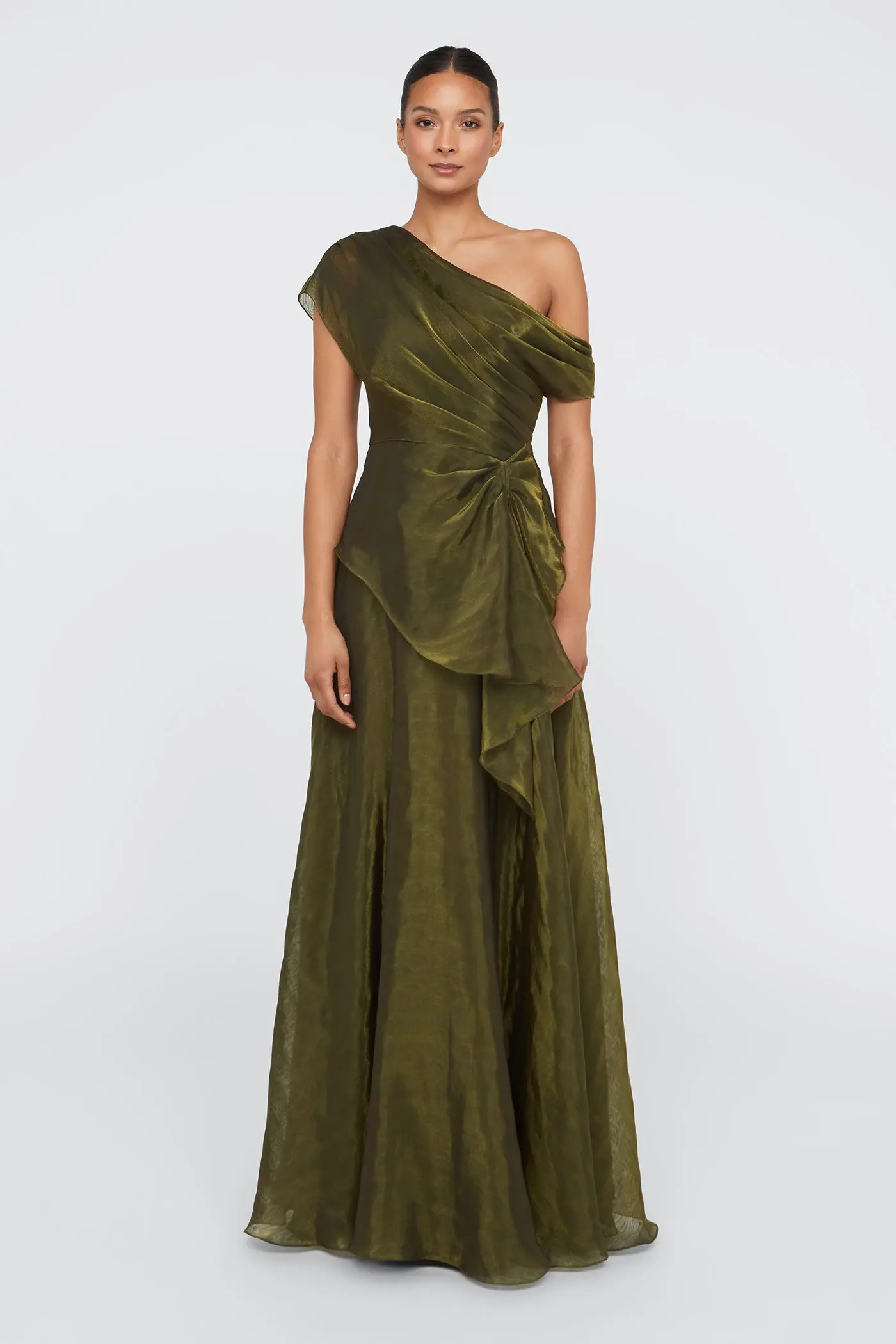 Theia Avalina Organza Lame Gown (Women) | Nordstrom | Nordstrom