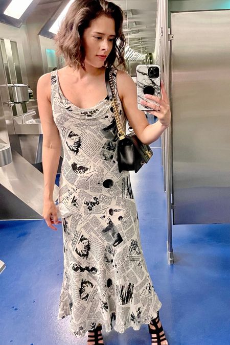 I absolutely love this newspaper print dress from Reformation because it reminds me so much of the iconic Dior newspaper print dress that Carrie Bradshaw wore in Sex and the City. Reformation has a very similar dress to this one currently on sale. 

#LTKSeasonal #LTKstyletip #LTKsalealert