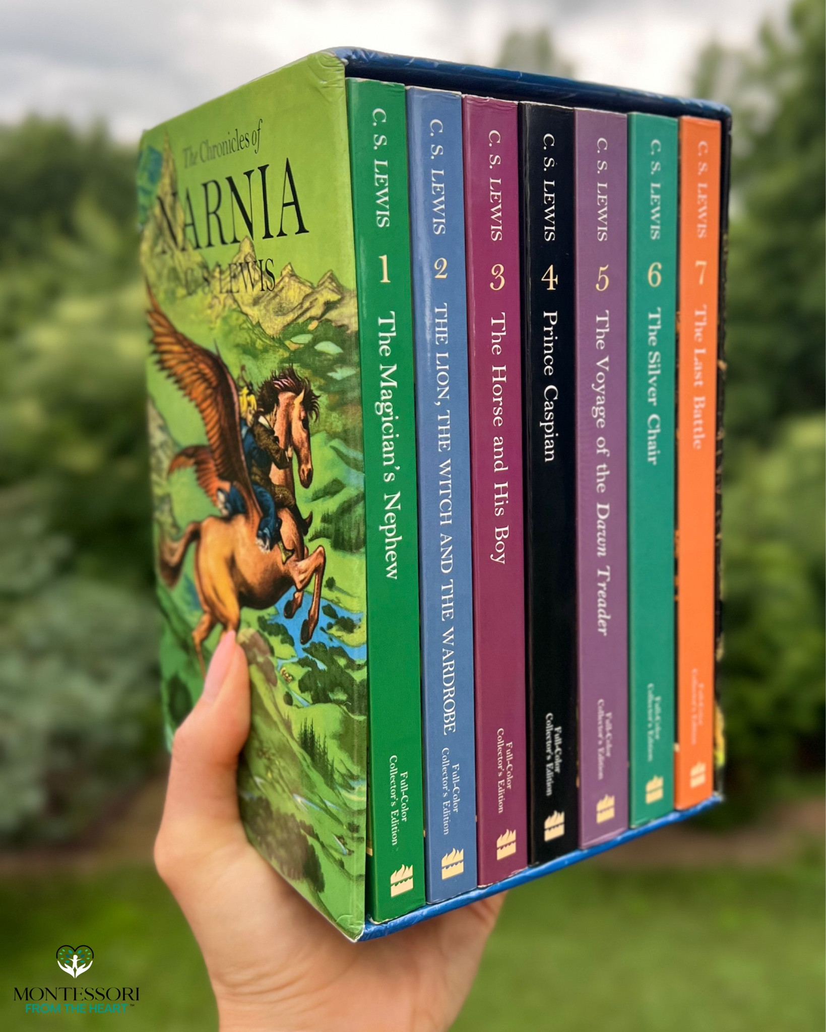 The Chronicles of Narnia Box Set: Full-Color Collector's Edition 
📚 What we are reading with Adrian perfect for ages 10+ ! Perfect as a gift 🎁 too

#LTKGiftGuide #LTKFamily #LTKKids