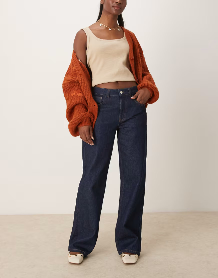 ASOS DESIGN boyfriend jean in rinse wash-Blue | ASOS (Global)