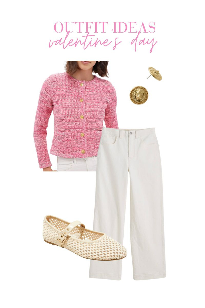 Valentine's Day Outfit Inspo

valentine's inspo // white jeans // pink sweater // spring flats // mary jane's  

 