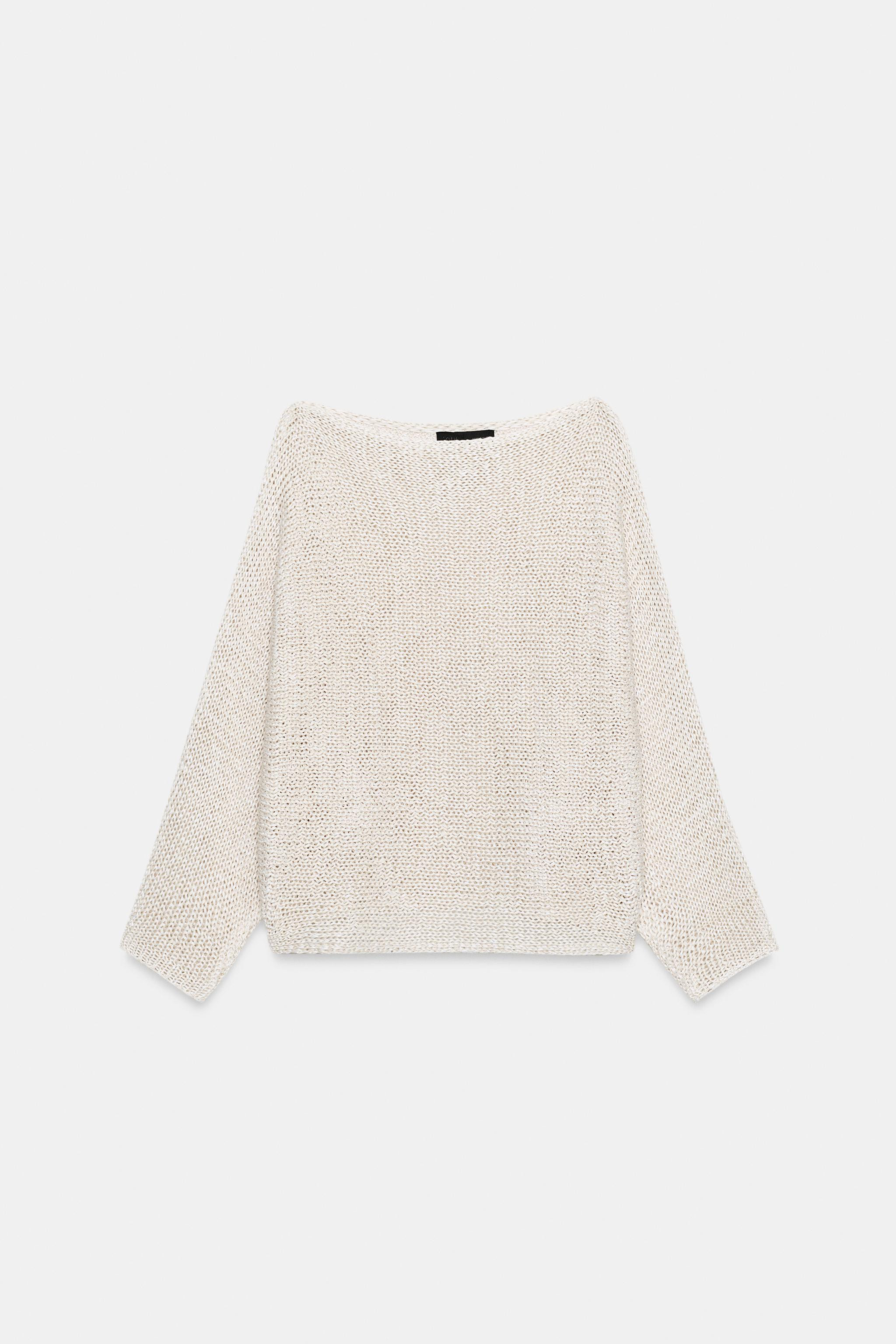 KNIT JUMPER WITH WIDE SLEEVES | Zara UK