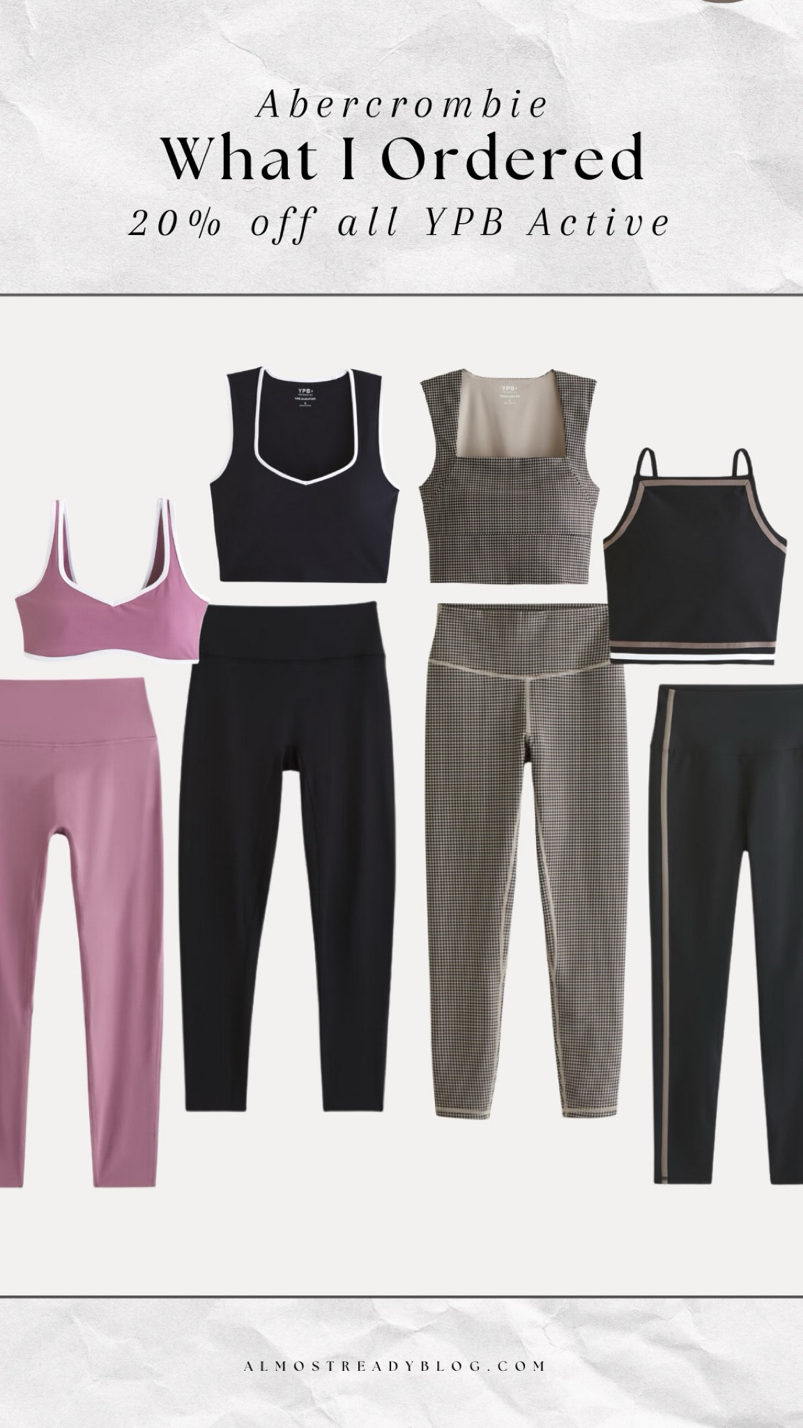 Abercrombie Activewear Sale

20% off all YPB active! 

Active wear, matching set, workout gear, workout outfit, Abercrombie active, sale alert, Amanda West, Almostreadyblog

#LTKSaleAlert #LTKStyleTip #LTKActive