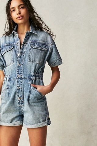 We The Free Marci Cuffed Shortalls | Free People (Global - UK&FR Excluded)