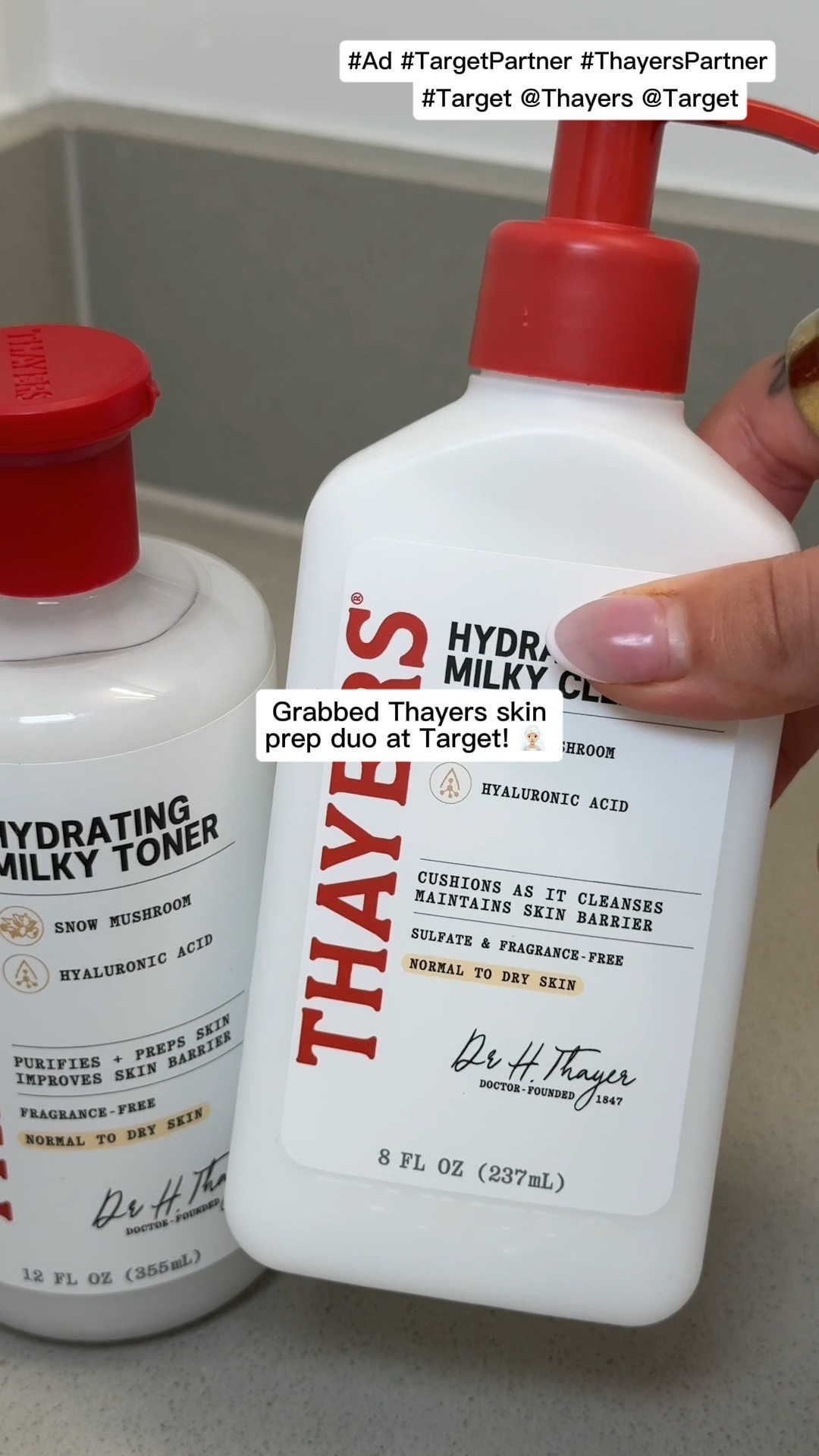 #Ad Grabbed Thayers skin prep duo at Target!!!! 💞💞 #Targetpartner #thayerspartner #target @thayers @target