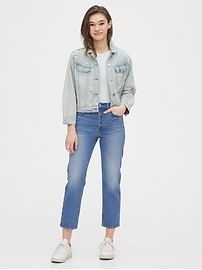 High Rise Cheeky Straight Jeans | Gap (US)
