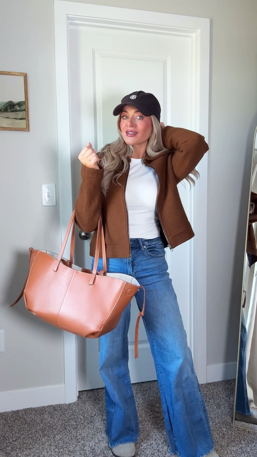 grwm 🤎 Wide-leg denim from Dear John Denim, a classic tee from Good American, wool layers from Sonderhaus, finished with Anine Bing and Birkenstock.

#QuietLuxury
#UnderstatedStyle
#MinimalChic
#ElevatedBasics
#CapsuleWardrobe

#LTKdayinmylife #LTKootd #LTKgrwm