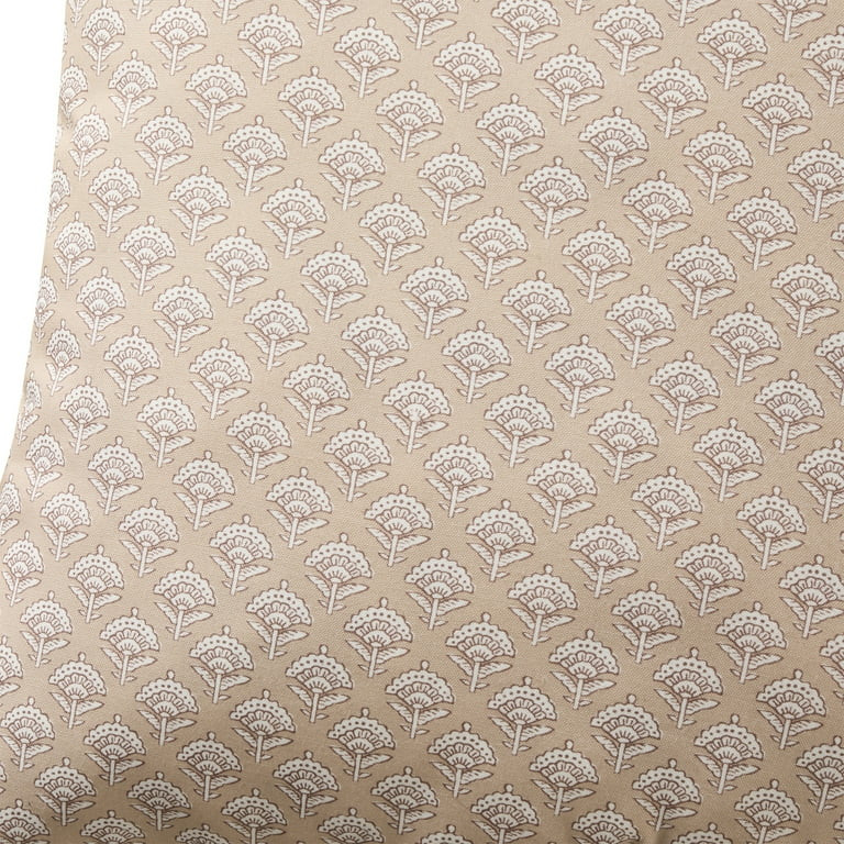 My Texas House Tan Block Print 20" x 20" Outdoor Pillow | Walmart (US)