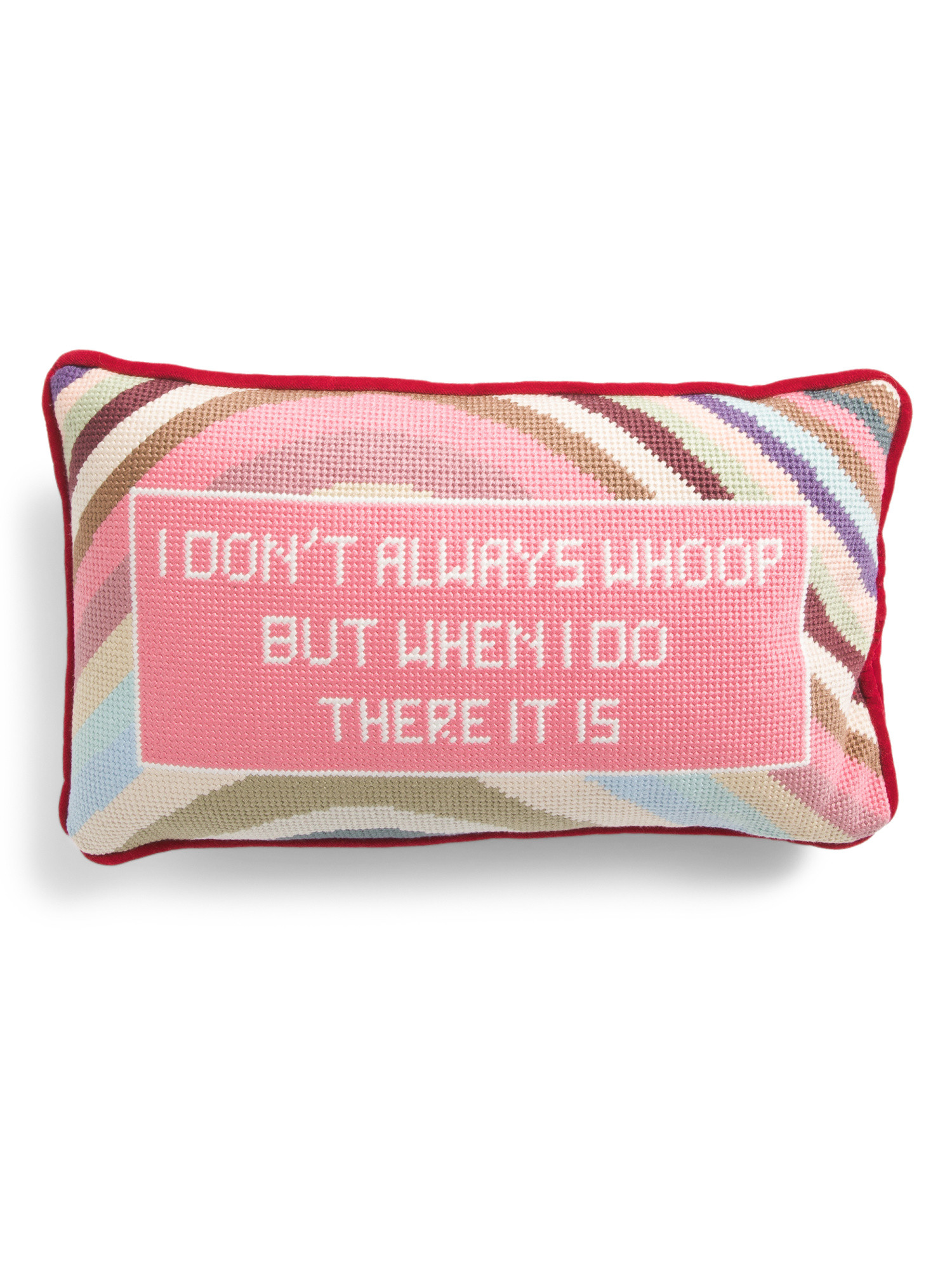 9x15 Whoop There It Is Needlepoint Pillow | Throw Pillows | Marshalls | Marshalls