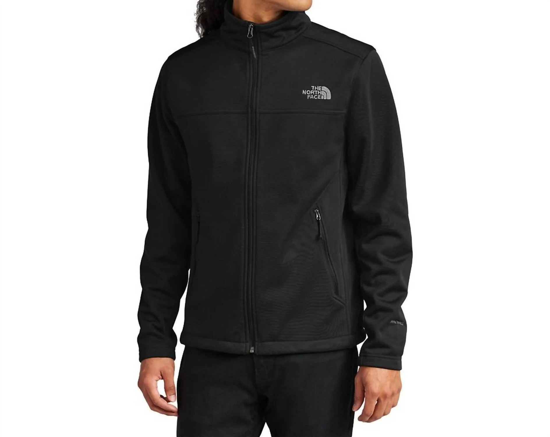 Ridgewall Soft Shell Full Zip Jacket In Black | Shop Simon