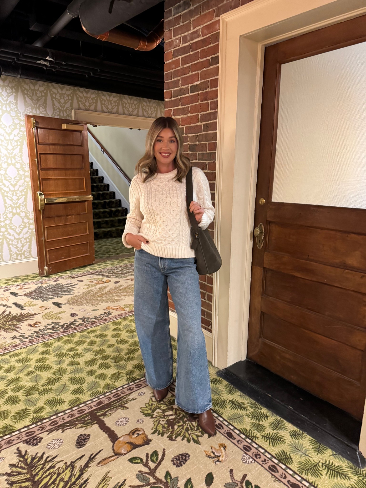 Dinner in New England - wearing a 28 in jeans (they run big). Sweater is old but wearing a medium and linked some similar #LTKStyleTip

#LTKTravel #LTKSeasonal