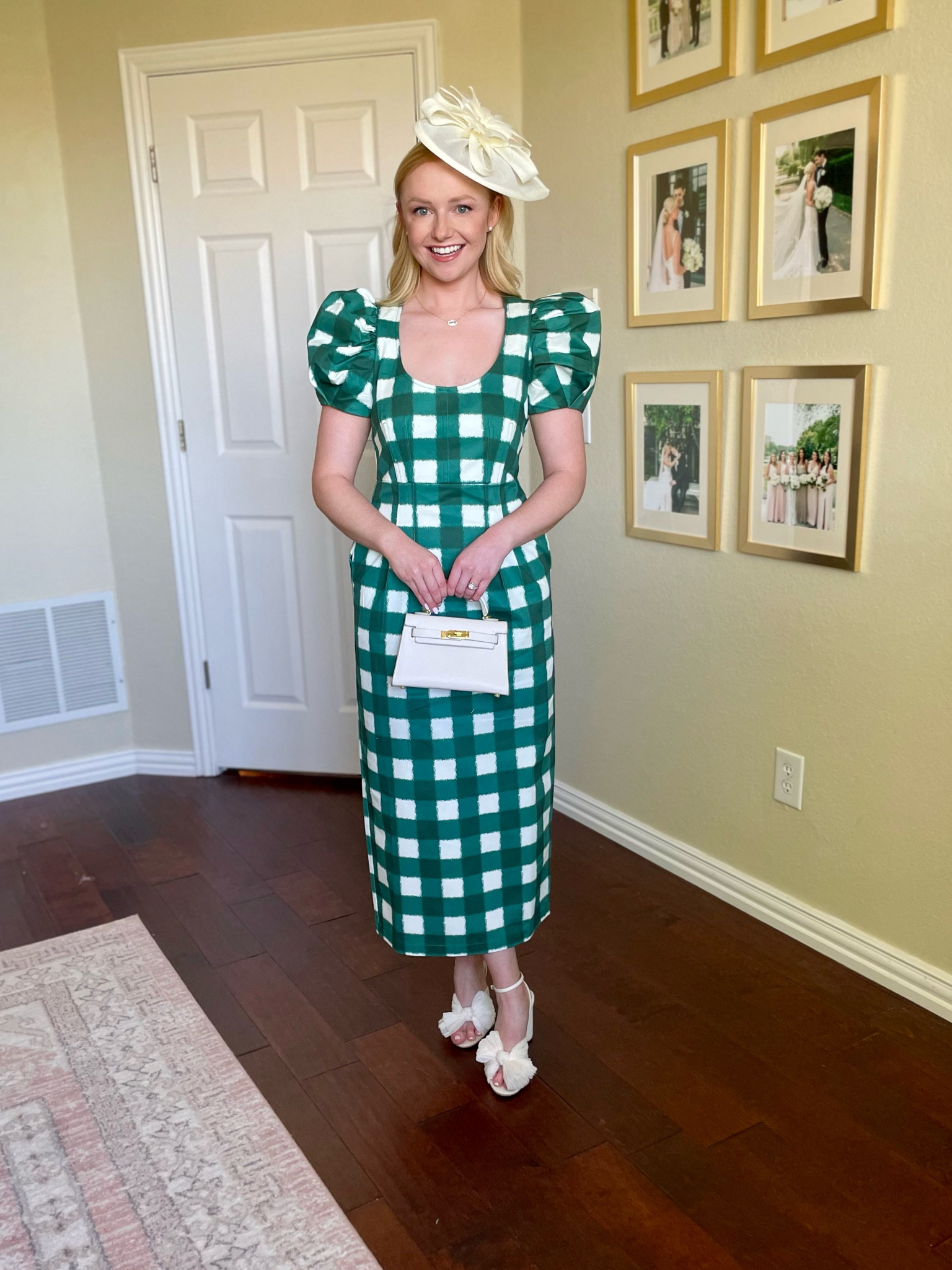 Wearing an XS in dress, runs slightly large! | gingham dress, spring wedding guest dress, wedding guest dress, Kentucky derby dress, Kentucky derby outfit 

#LTKSeasonal #LTKstyletip #LTKparties
