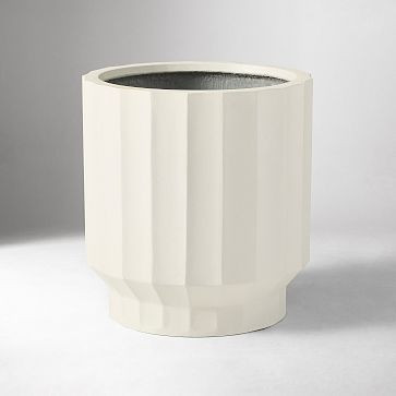 Parker Pedestal Ficonstone Indoor/Outdoor Planters | West Elm (US)