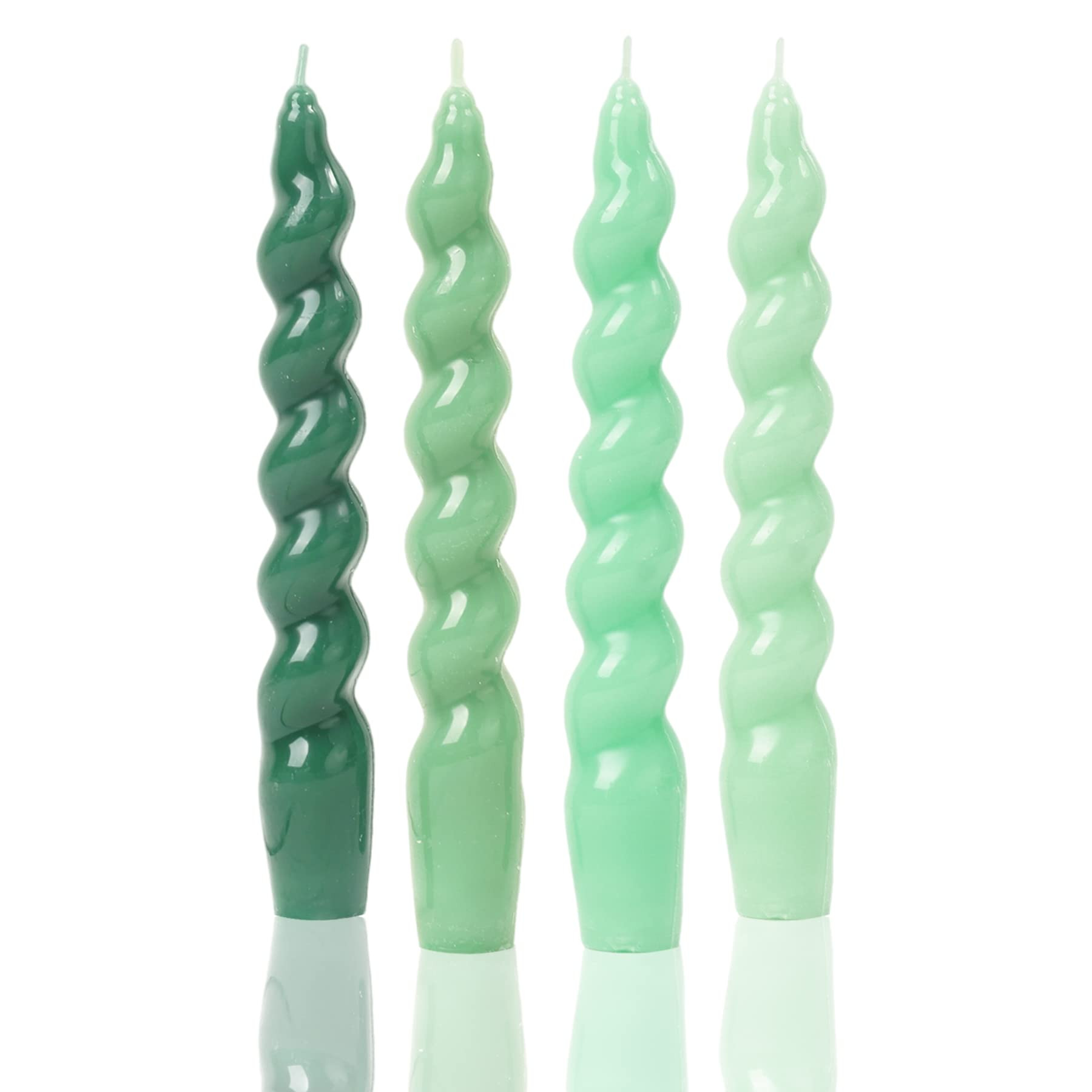 MAITREYA Spiral Taper Candles Conical Stick Candles Handmade Twisted Candles-Set of 4 for Decorat... | Amazon (US)