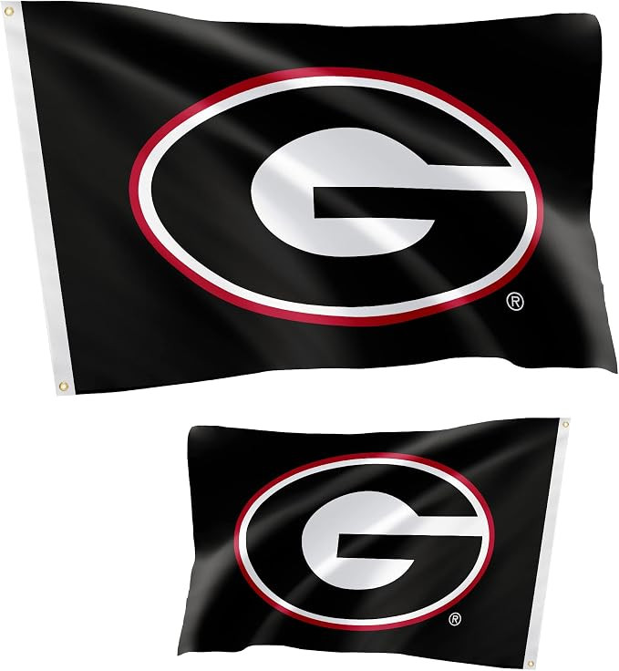 Desert Cactus University of Georgia UGA Flag 3x5 Ft (Double Sided - Flag 2) | Officially Licensed... | Amazon (US)