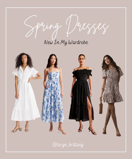 Spring Dresses: New In My Wardrobe 🩷

White dress 
Maxi dress 
Vacation outfit 
Floral dress 
Mini dress 

#LTKSeasonal #LTKstyletip #LTKtravel