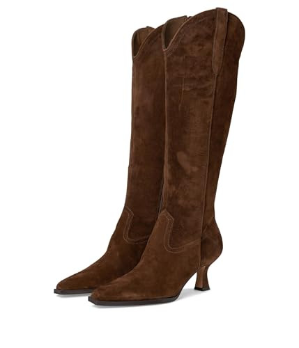 Dolce Vita Women's ARIANA Fashion Boot, DK BROWN SUEDE, 9 | Amazon (US)