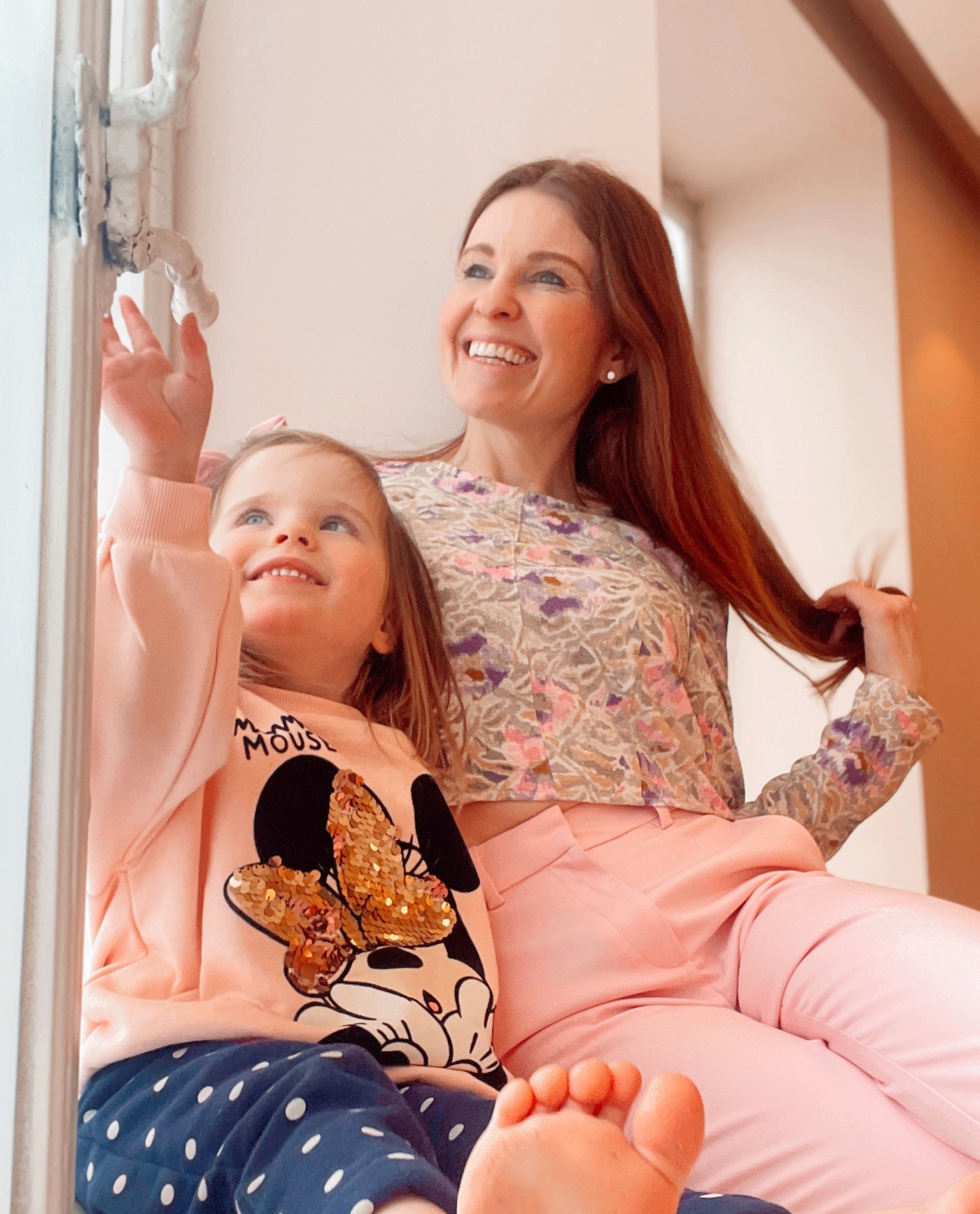 This Minnie Mouse top is just so adorable!!! Such a Disney fan here and Lyra picked this herself so it’s something we both love !! Haha 🤩
#disneyoutfit #kidsclothes #kidstop #trousers #pinktop #pinktrousers #minniemousetop

#LTKstyletip #LTKbaby #LTKkids