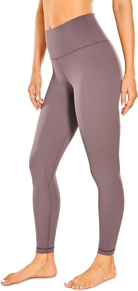 CRZ YOGA Women Naked Feeling Yoga Pants 25 Inches - 7/8 High Waisted Workout Leggings | Amazon (US)