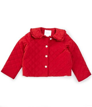 Edgehill Collection x Darby Fallon Clark Little/Big Girls 2T-10 Darby Quilted Puffer Jacket | Dil... | Dillard's