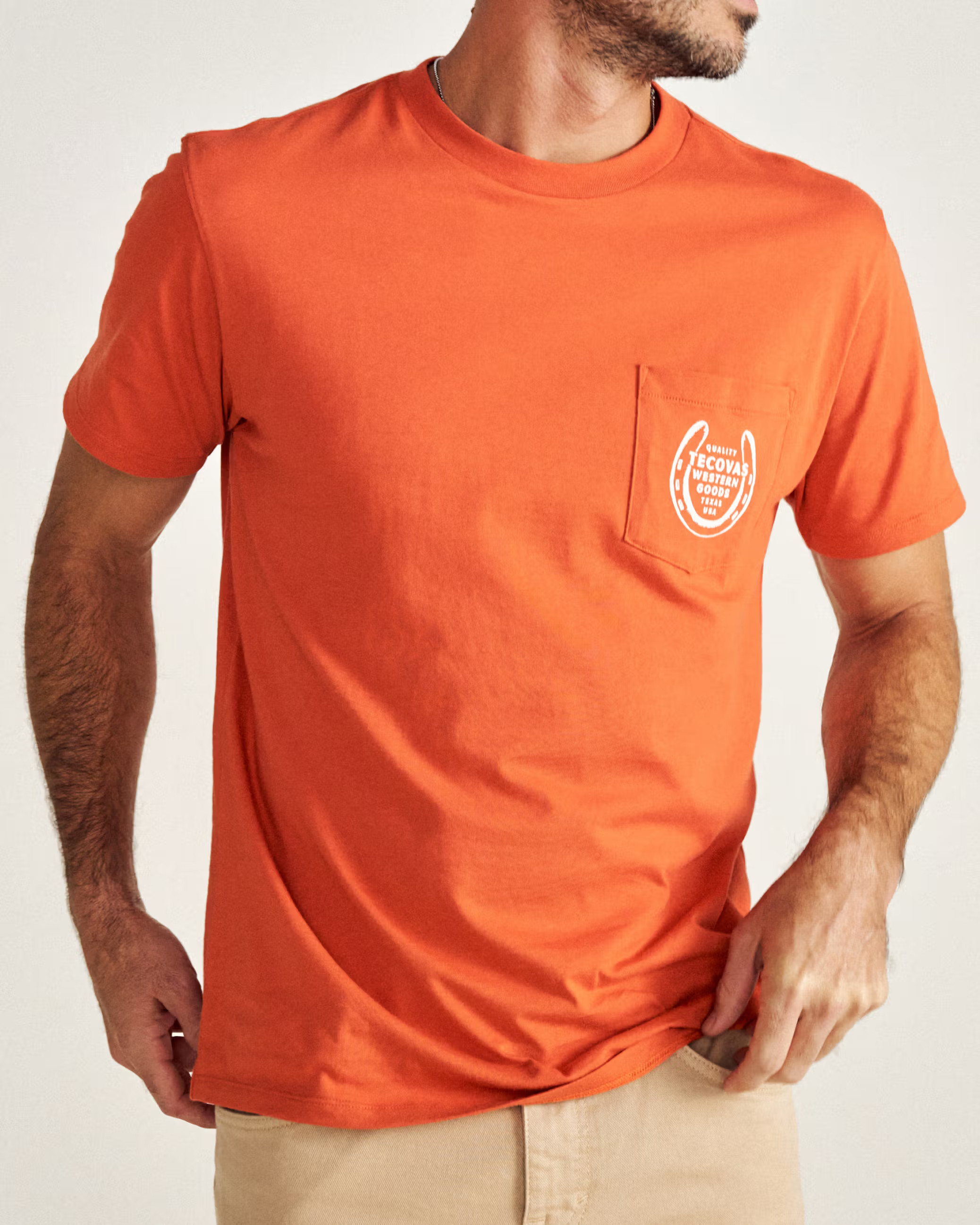 Men's Horseshoe Pocket Tee | Tecovas