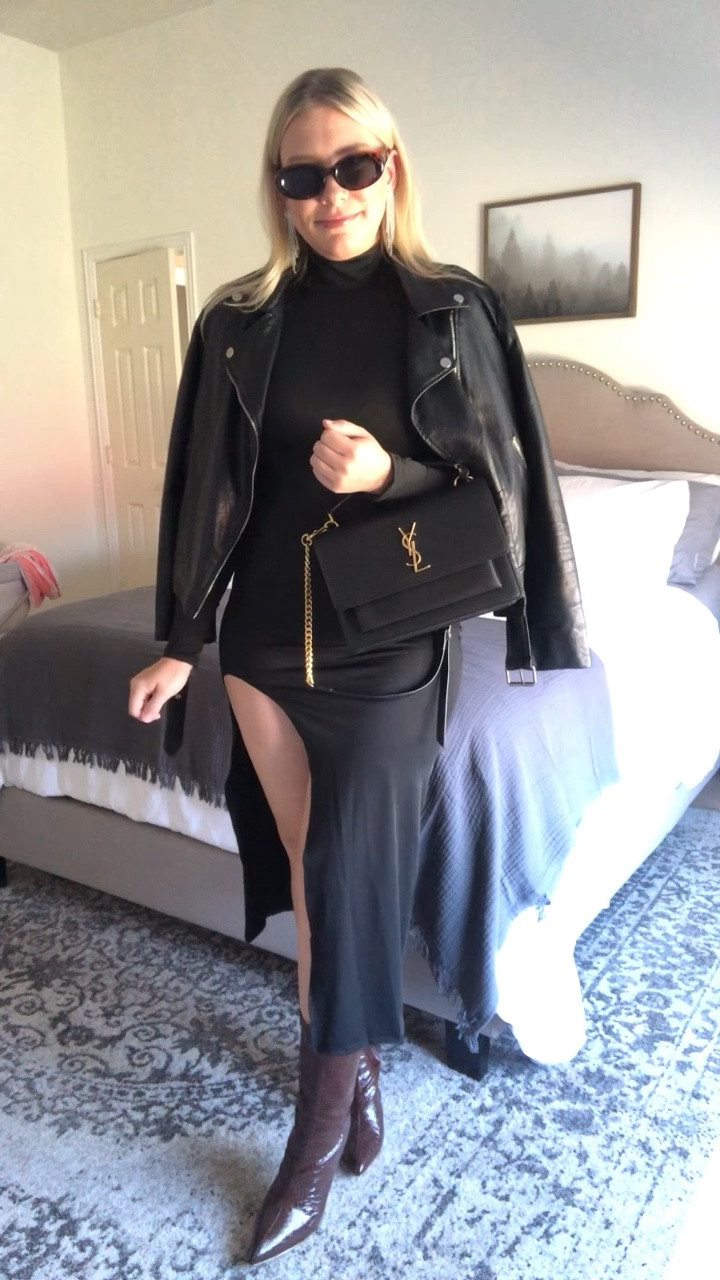 Wearing vs styling your clothes! Dress from @amazon under $30!! #lbd #amazon #fall #style 

#LTKmidsize #LTKSeasonal #LTKstyletip