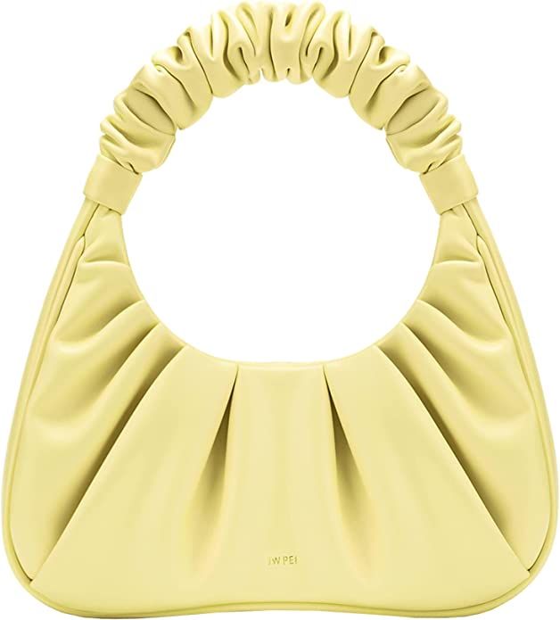 Amazon.com: JW PEI Women's Gabbi Ruched Hobo Handbag (Light Yellow) : Clothing, Shoes & Jewelry | Amazon (US)
