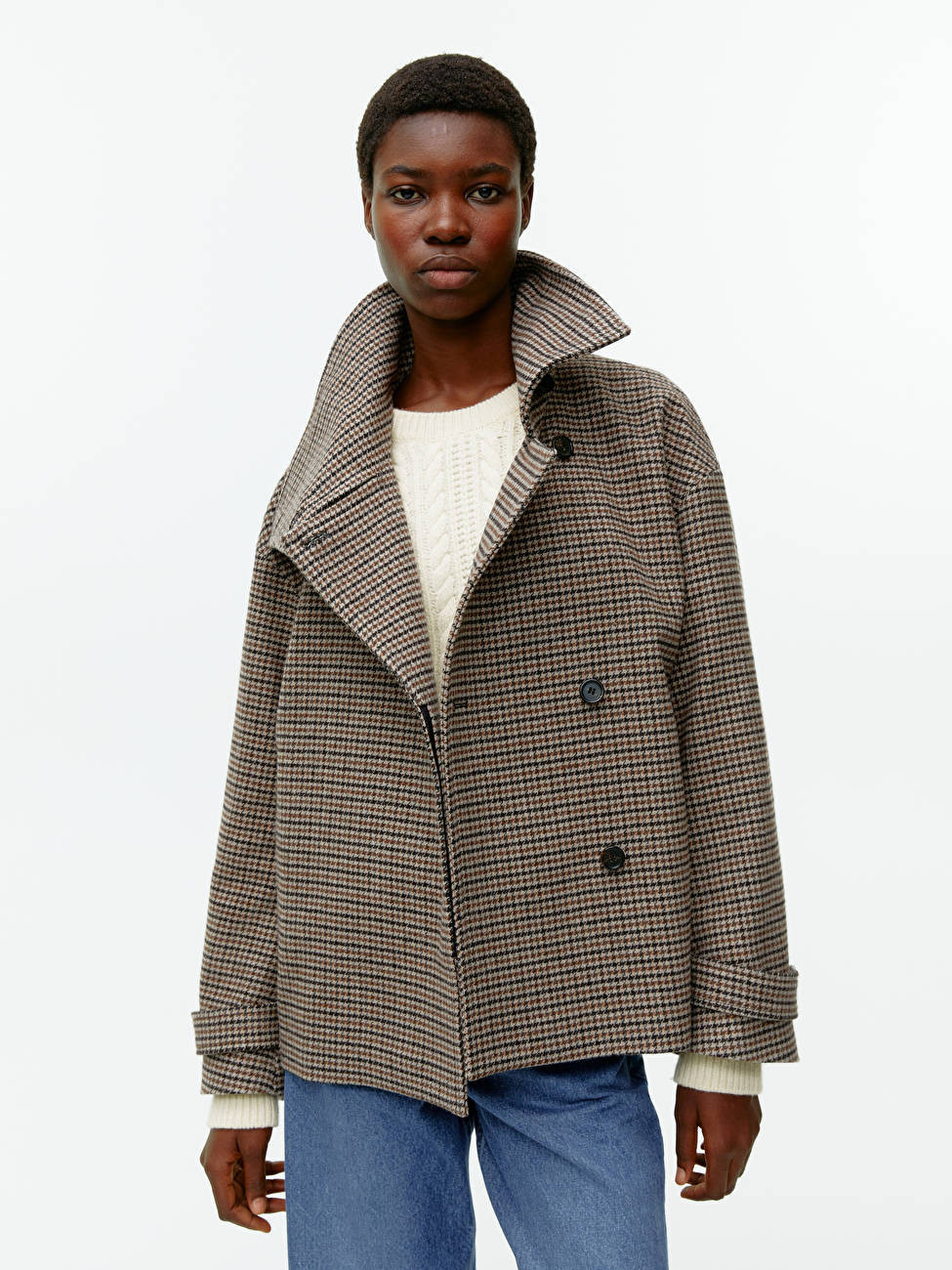 Karierte Jacke aus Wollmischung | ARKET (US&UK)