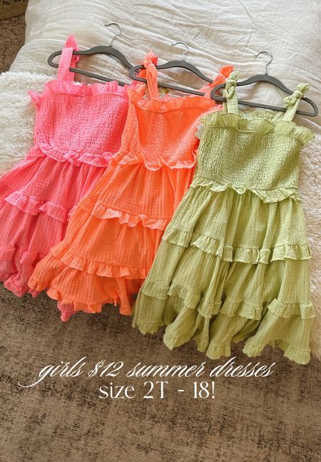 How cute are these $12 for girls!! So perfect for summer and they come in 5 colors sizes 2T to 18! ☀️

#girlsdress #teendress #toddlerdress #toddlergirls #biggirlsdress #kidsdress #walmartfind #walmartfashion 

#LTKKids #LTKFindsUnder50 #LTKFamily
