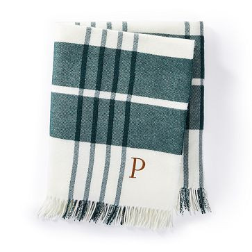 Italian Plaid Throw Blanket | Mark and Graham | Mark and Graham