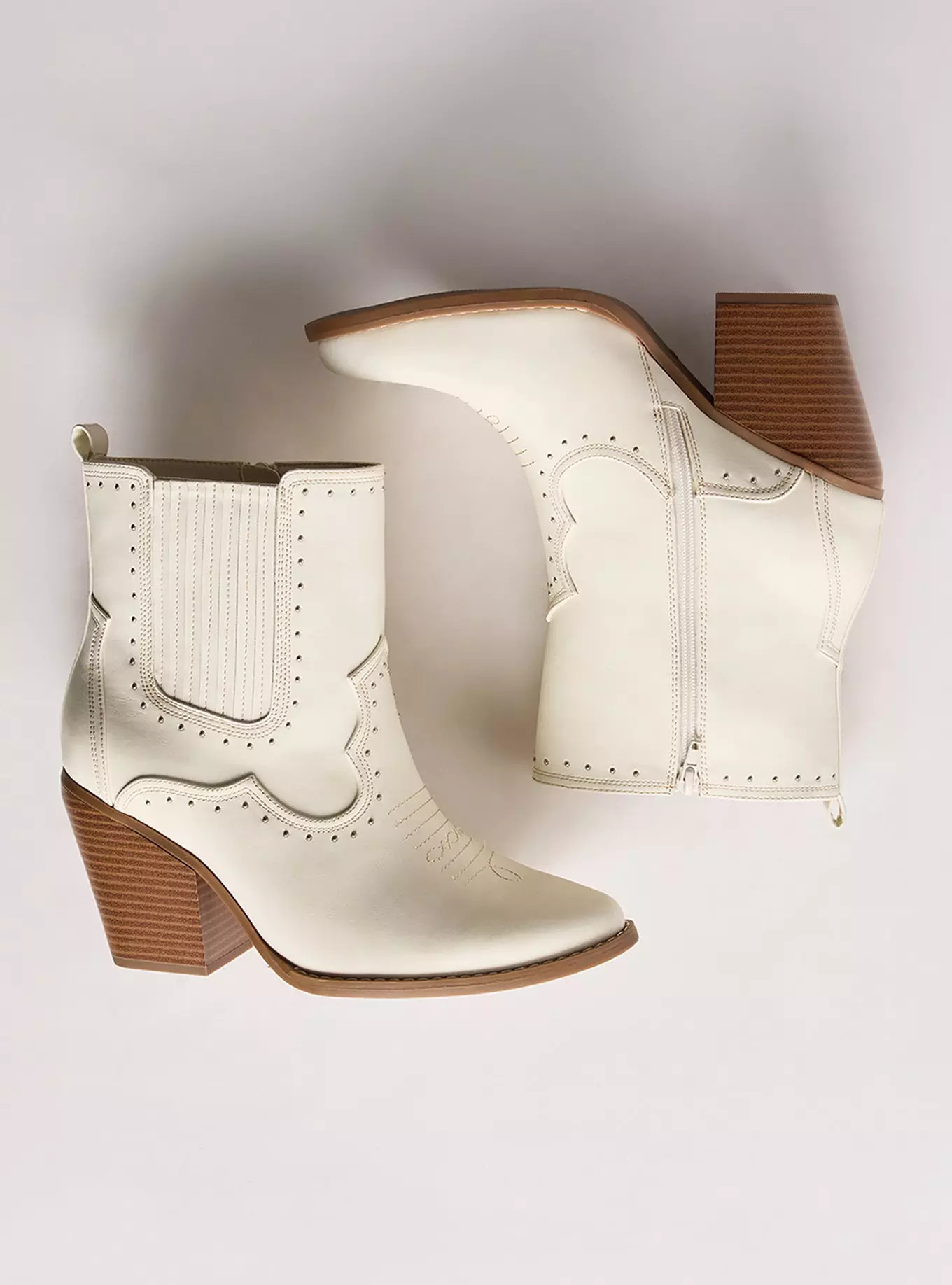 Studded Western Heel Bootie (WW) | Torrid (US & Canada)