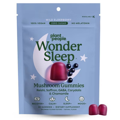 Plant People WonderSleep Mushroom Multivitamin Gummies - 30ct | Target