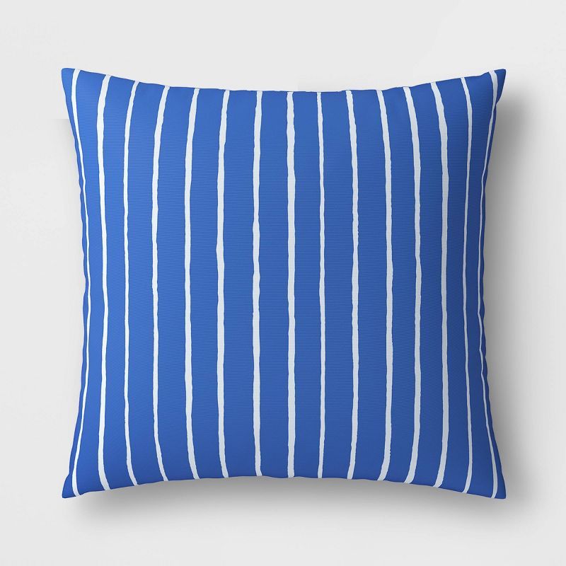 Outdoor Throw Pillow Striped Peach Blush - Room Essentials&#8482; | Target
