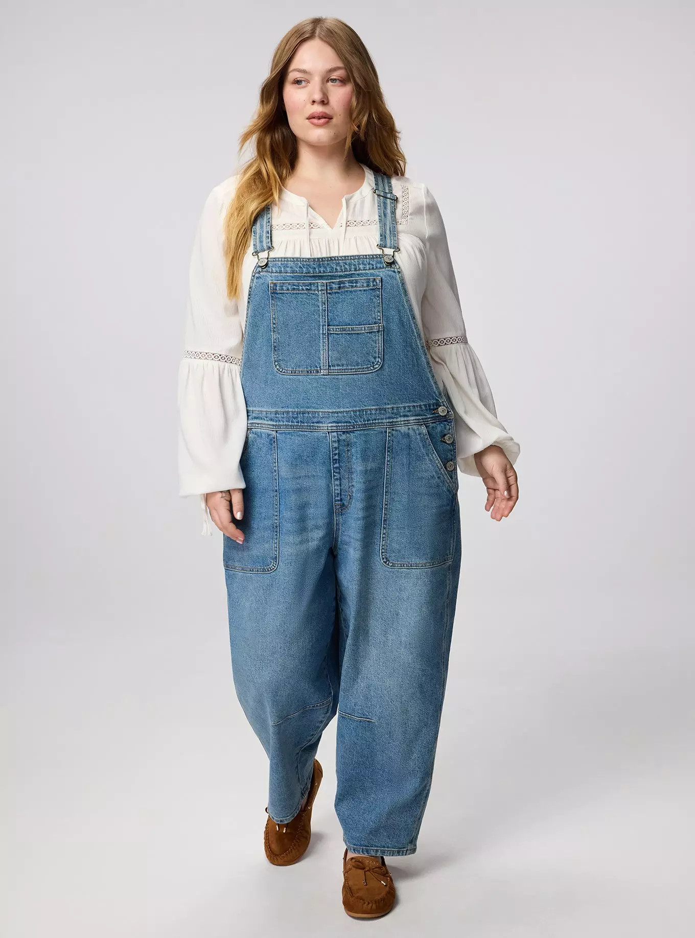 Barrel Leg Overall | Torrid (US & Canada)