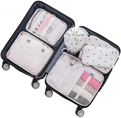 Adwaita 6 Set Packing Cubes, Travel Luggage Packing Organizers (Cactus) | Amazon (US)