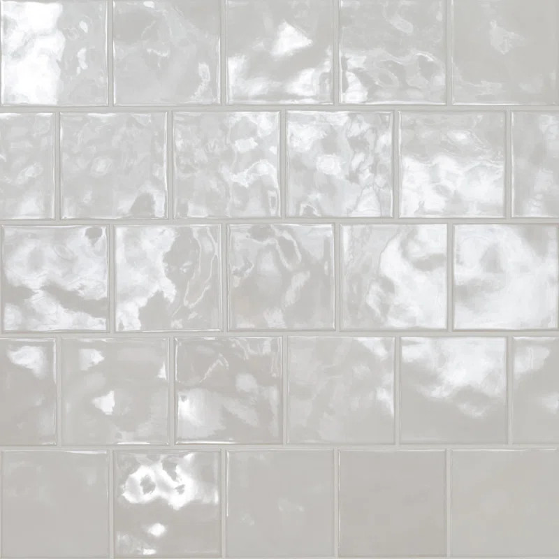 Renzo 5" x 5" Glossy Ceramic Wall Tile | Wayfair North America