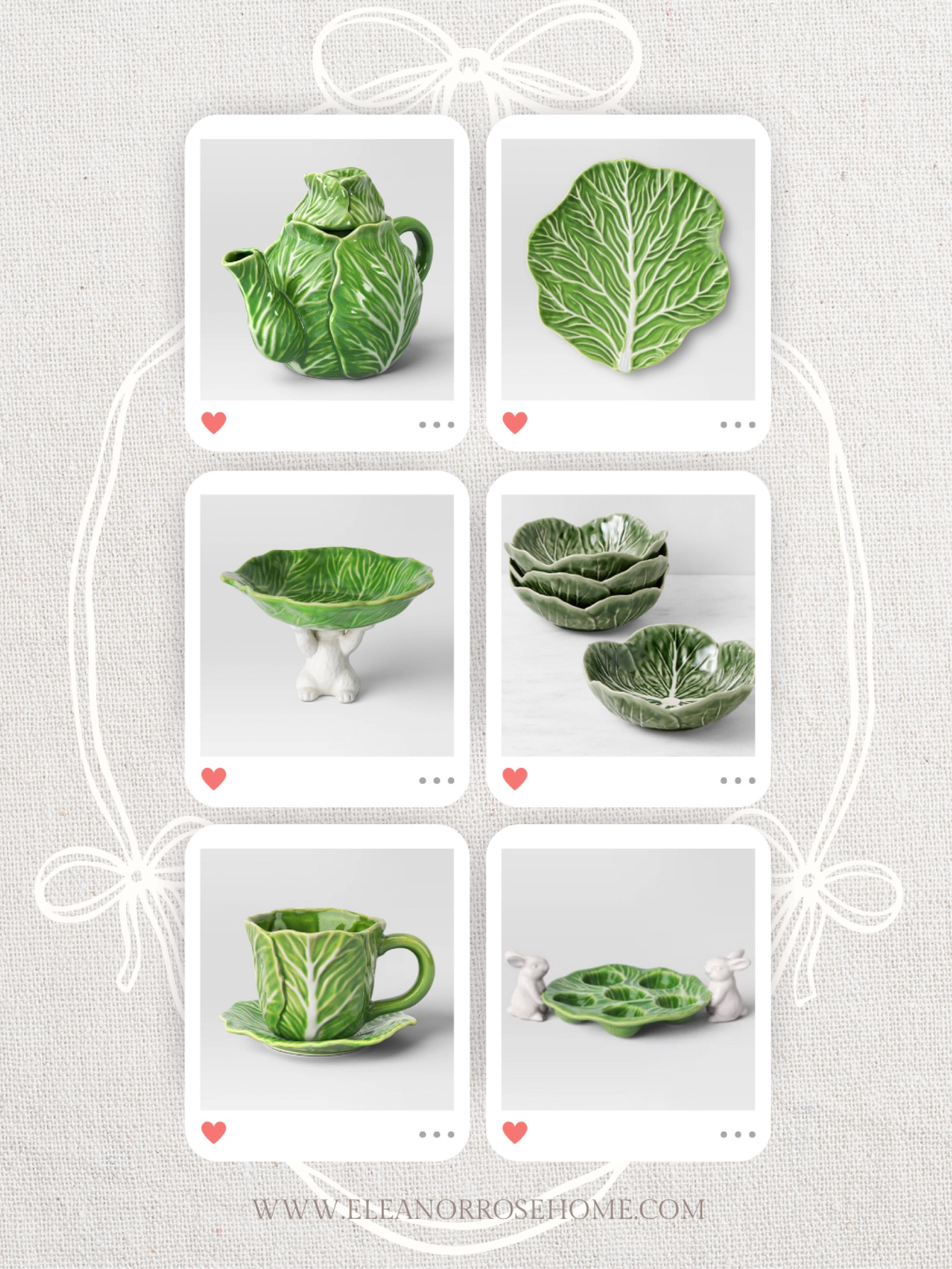 Cabbageware is huge this spring! #trendinghomedecor

#LTKItBag #LTKHome