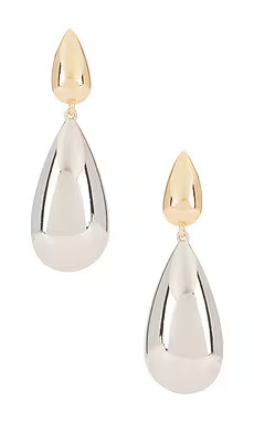 8 Other Reasons Delia Drop Earrings in Silver & Gold from Revolve.com | Revolve Clothing (Global)