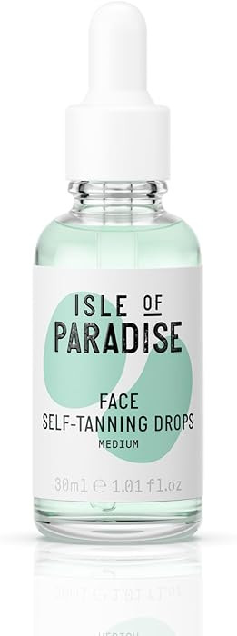 Isle of Paradise Self Tanning Drops - Color Correcting Self Tan Drops for Gradual Glow, Vegan and... | Amazon (US)
