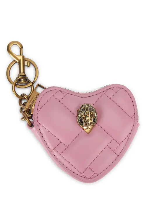 Kurt Geiger London Kensington Heart Bag Charm in Pink at Nordstrom | Nordstrom