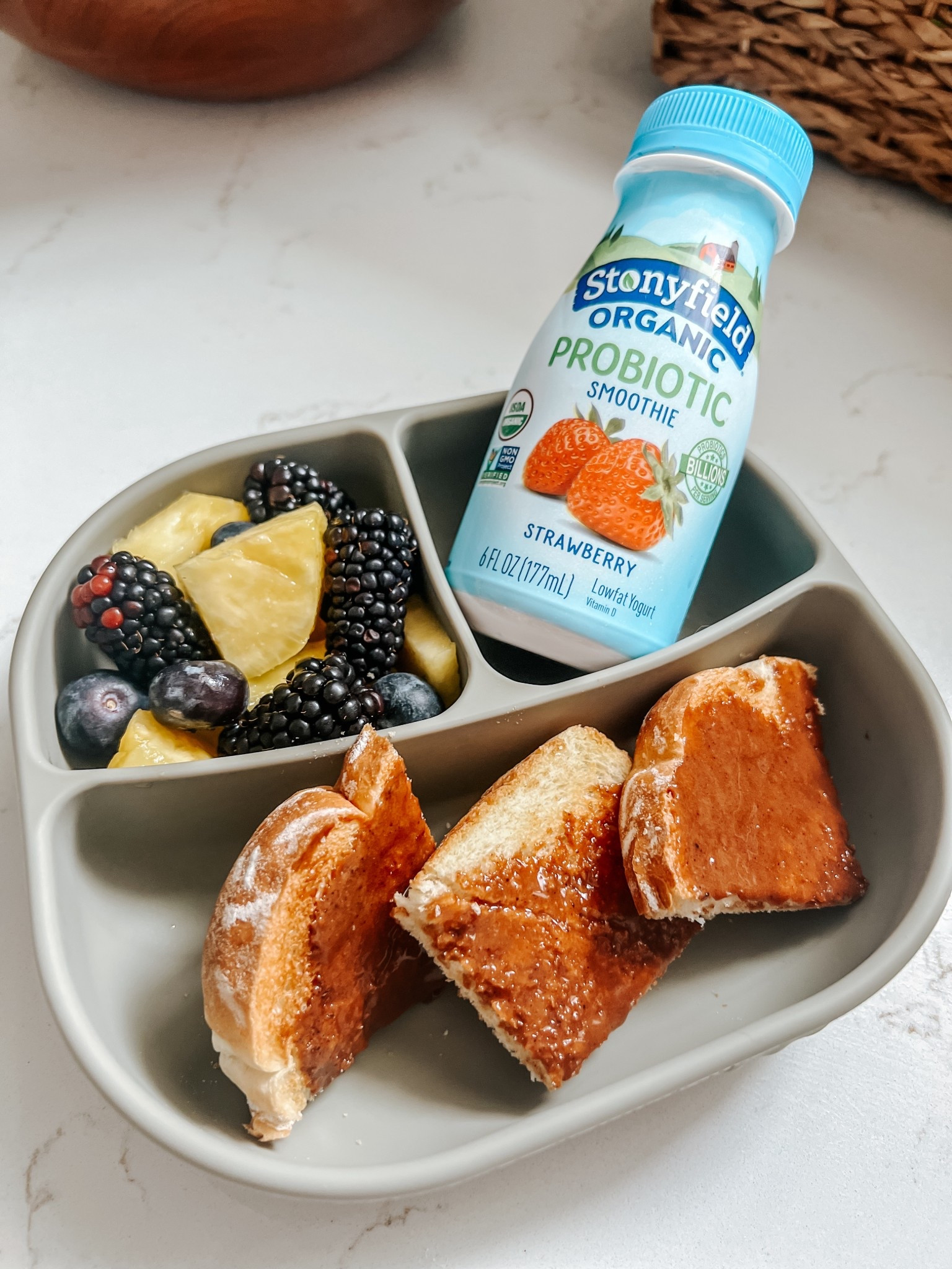 Sick season is here, and we’re definitely focusing on comfort foods that also pack a nutrient punch! This morning my 4 year old wanted toast with honey for breakfast, so I grabbed the chocolate whipped honey that he fell in love with while we were in Savannah last week! Paired with fruit and a probiotic smoothie, he got to start a sick day off right! 

#LTKSeasonal #LTKfoodie #LTKKids