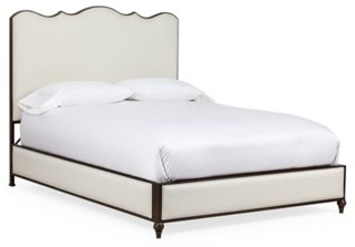 Abbey Bed, Ivory - Beds & Headboards - Furniture - Category Landing Page | One Kings Lane | One Kings Lane