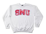 SMU Mustangs Vintage Arch Crewneck Sweatshirt, White, Small | Amazon (US)
