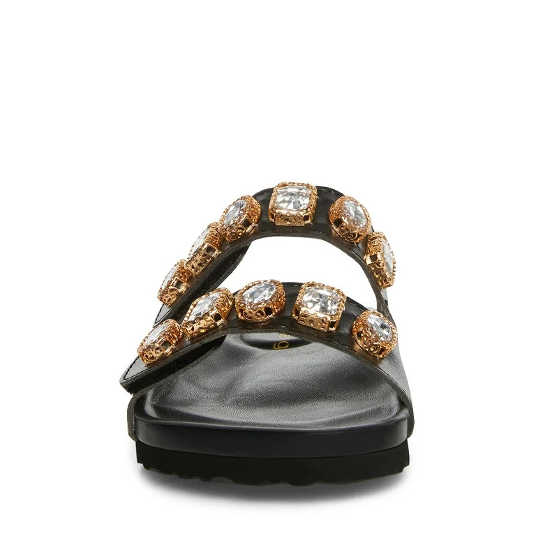 Madden Girl Women's Baby Gem Detail Footbed Sandal | Walmart (US)