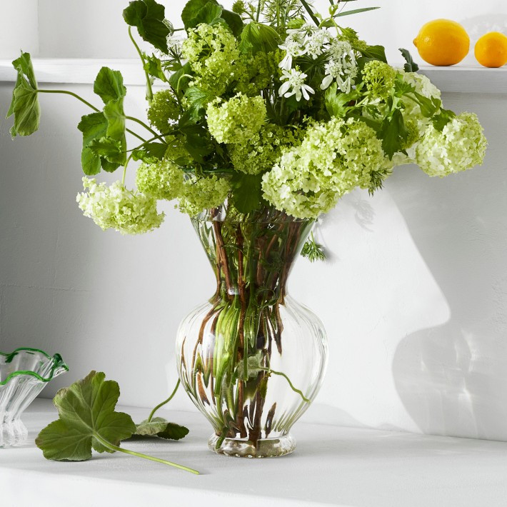 AERIN x Williams Sonoma Home Sculptural Glass Vase | Williams-Sonoma