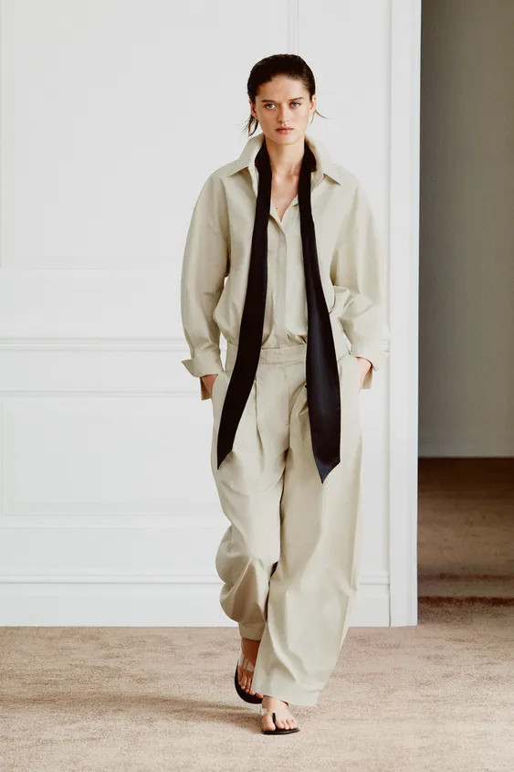 ZW COLLECTION LIMITED EDITION DARTED TROUSERS | Zara UK