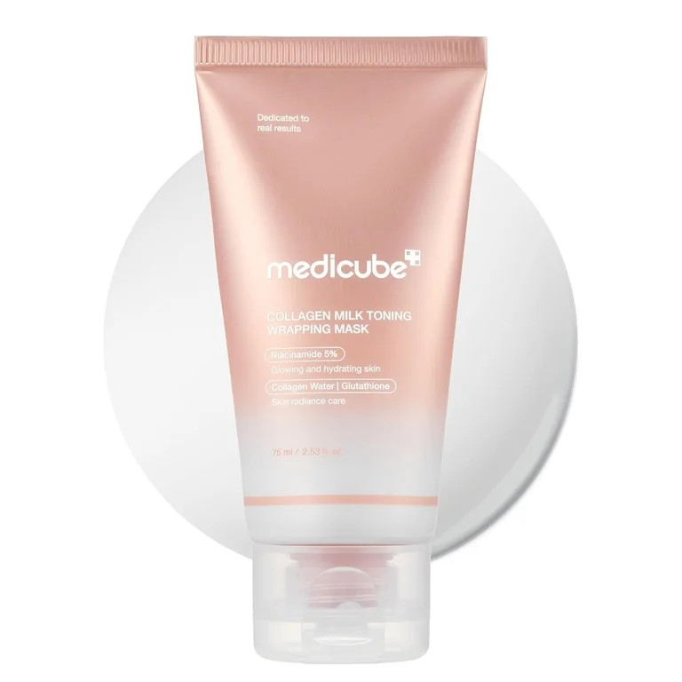 Medicube Collagen Milky Glow Daytime Wrapping Mask, 2.53 fl oz. | Walmart (US)