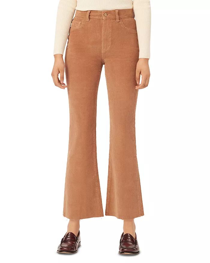 Bridget High Rise Ankle Bootcut Jeans in Teddy Taupe | Bloomingdale's (US)