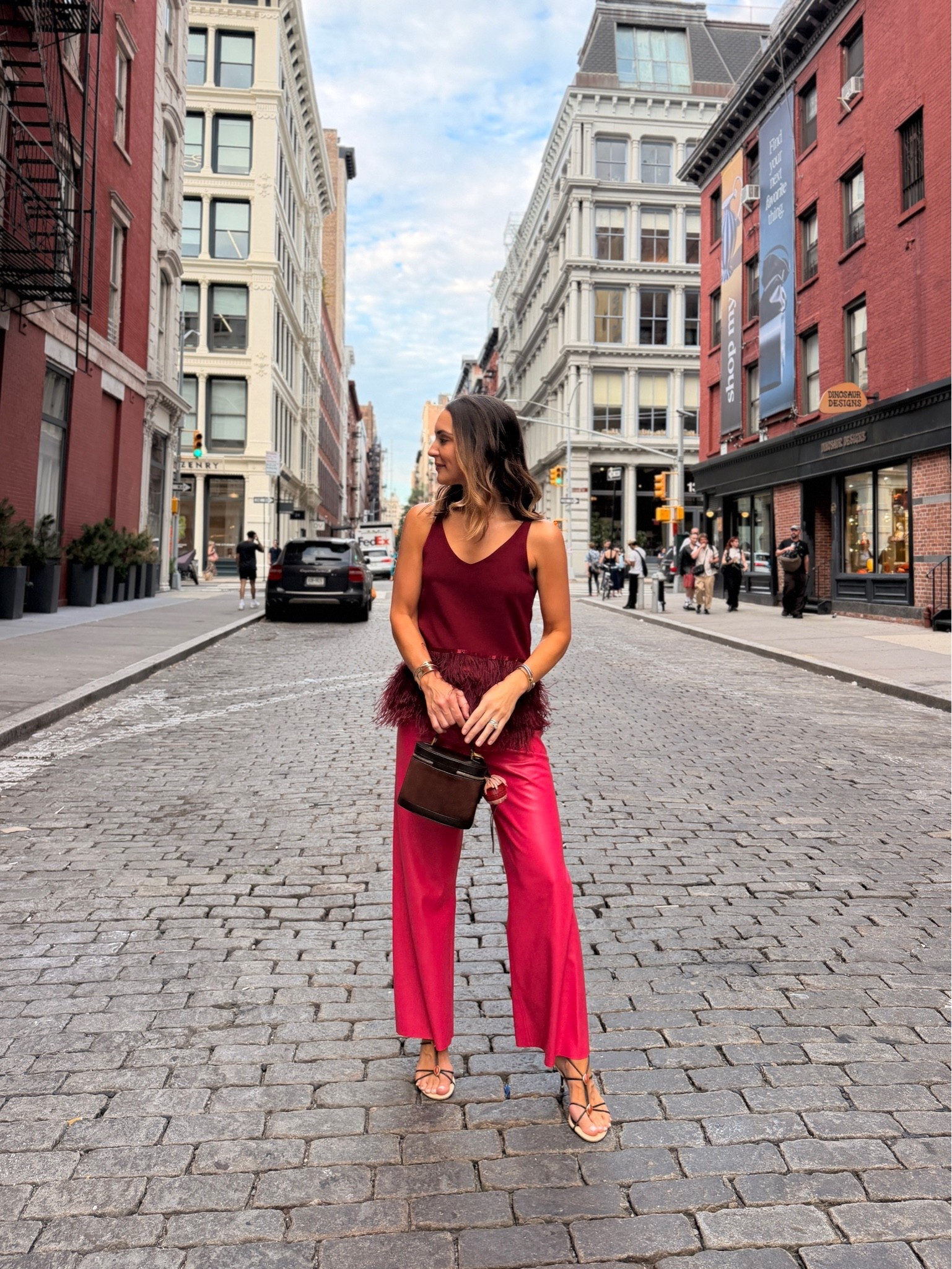 Top is an oldie and pants are Oscar the Collection -

#LTKNYFW