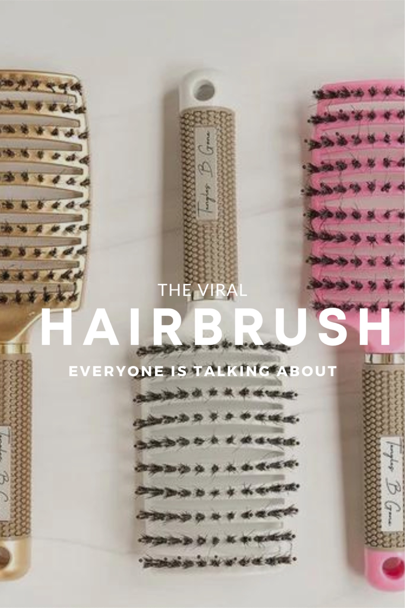 This detangling hairbrush has been a lifesaver for us. With three girls, each with different hair types and curls, it glides through knots so smoothly, and no more tears. 
It comes in fun colors and has quickly become our everyday go-to brush. 
Definitely a must-have for tangle-free hair care! 💕 

#tanglesbegone #DetanglingBrush #HairCare #TangleFree #HairBrushEssentials #MomLife"